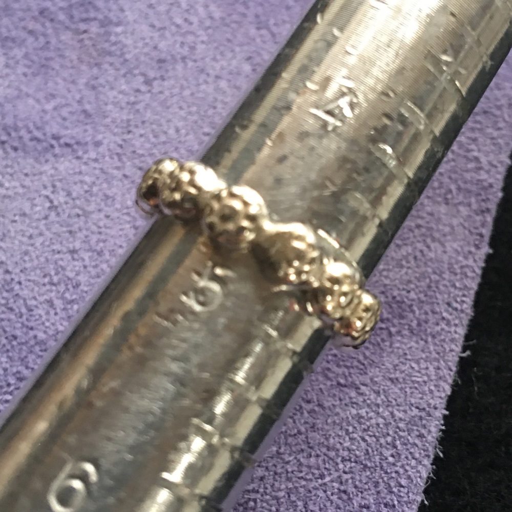 Sterling silver stacking ring 4 3/4